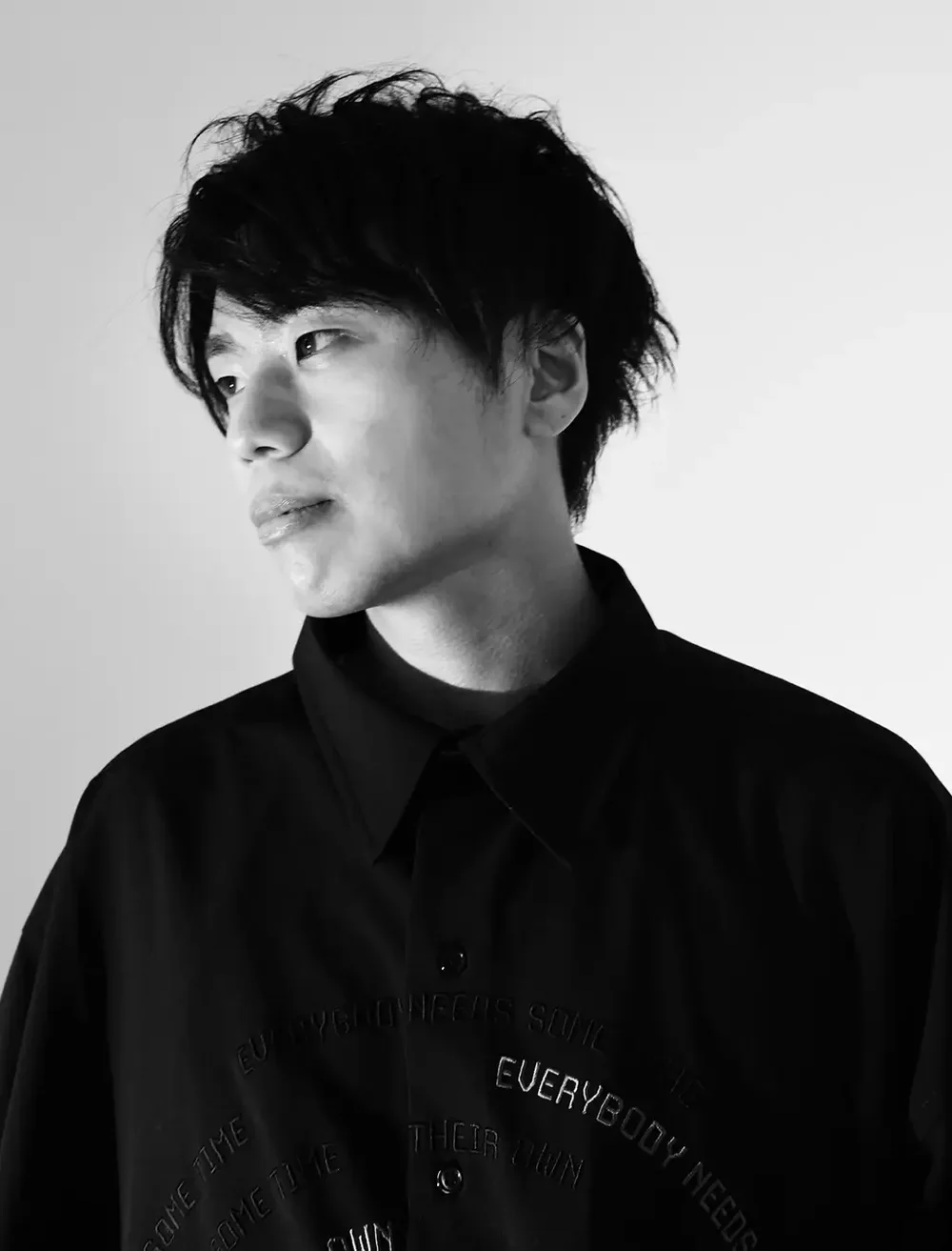 和田亮一氏のモノクロポートレート